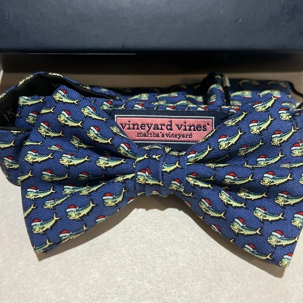 Baby Santa trout bow tie